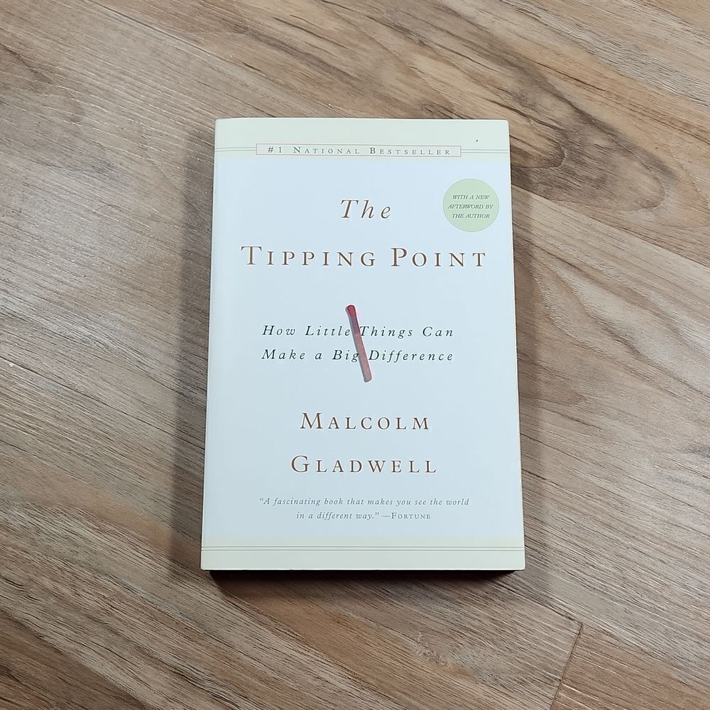 🔺️NWOT The Tipping Point, How Little Things Can Make a Big Difference